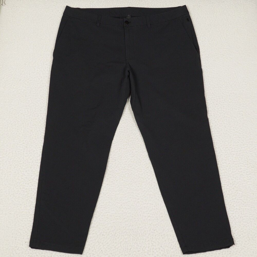 Lululemon ABC Slim-Fit Trouser Mens 40 Gray 31" Inseam VersaTwill Style M5AXAS